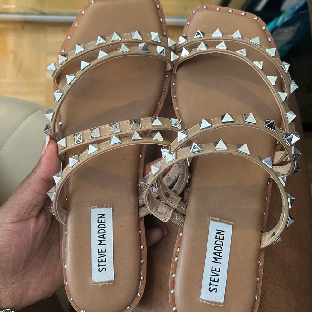 Steven madden sandals. Size 8.5 worn once. No shoe box available